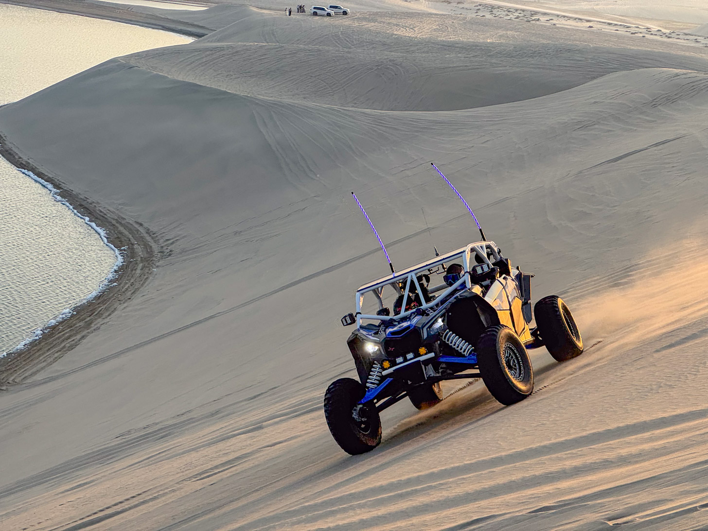 buggy in de woestijn